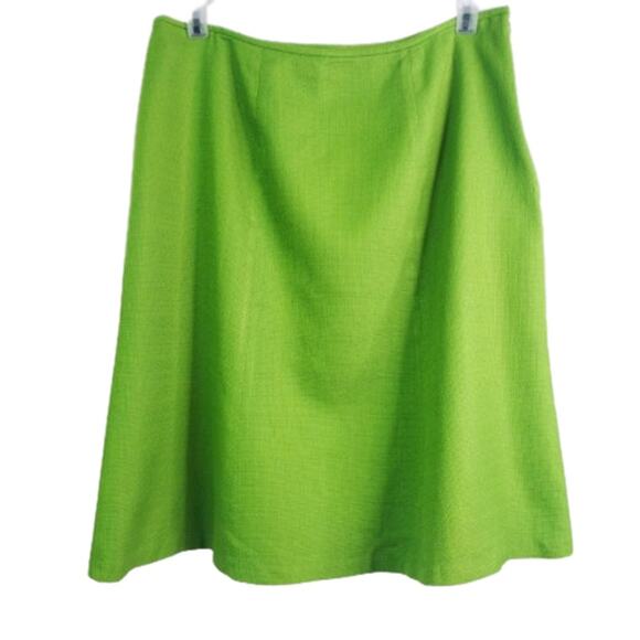 Le Suit Womens Skirt 16 Green Flare Trumpet Skirt Pinup Retro 70s Twee Cottage‎ - Picture 1 of 6